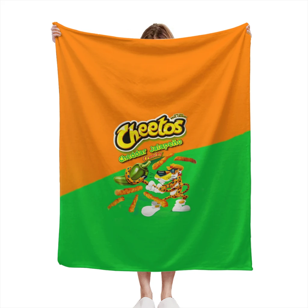 

Funny C-Cheetosd Kids Light Blanket Flannel Warm Throw Nap Knee Blankets Warm Winter