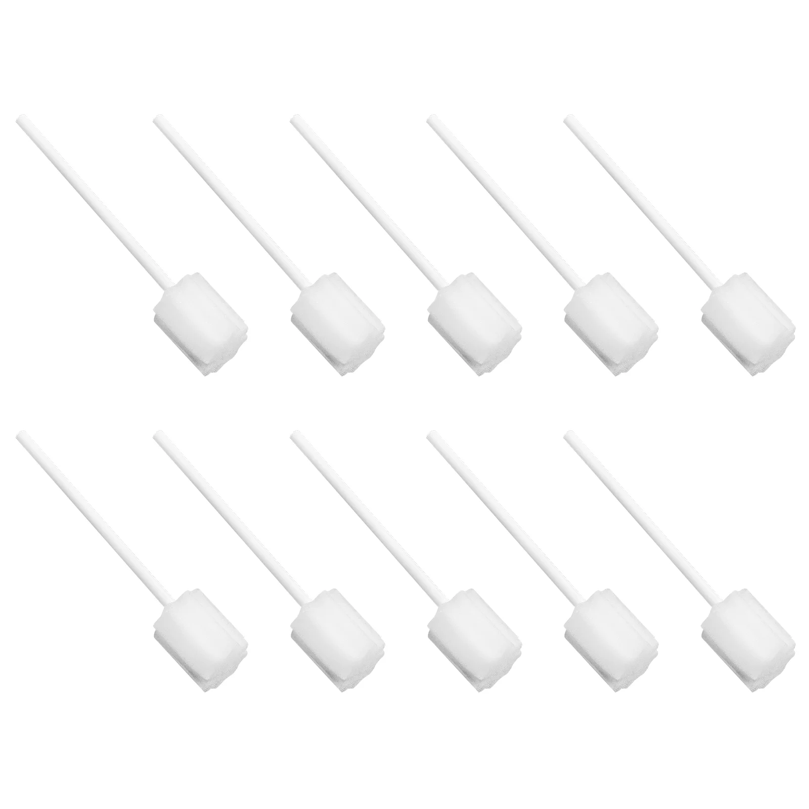 30 Pcs al Cleaning Stick Baby Tongue Cleaner Infant Toothbrush Disposable Newborn Gums Sponge Brush Dental Care Products White