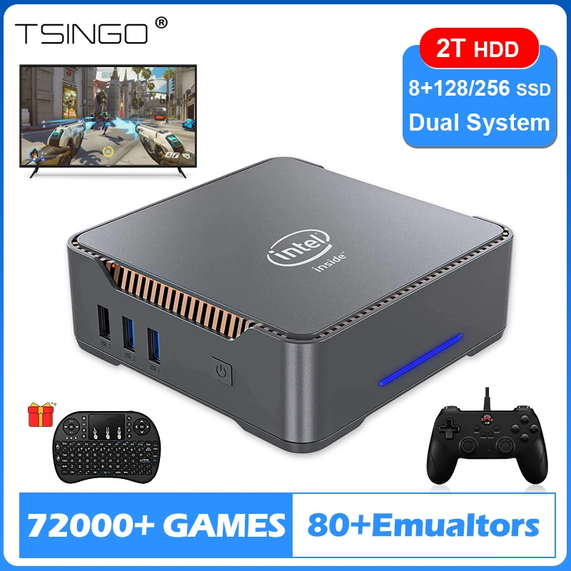 Tsingo Super Console Gk3v Retro Video Game Consoles Dual System 71000