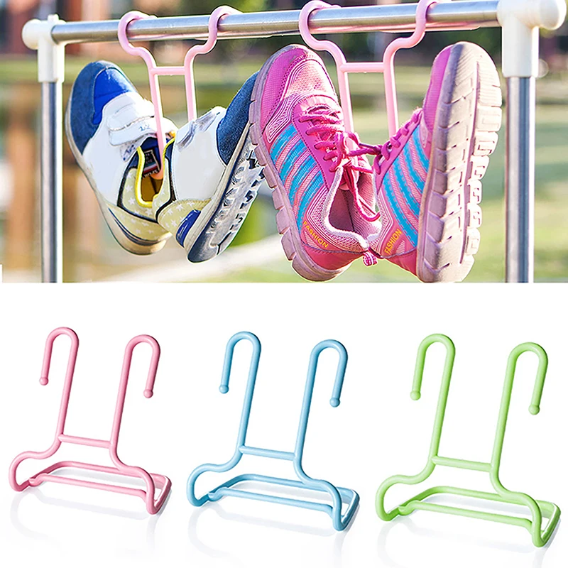 2PCS/Set Creative Multi-Function Shoe Rack Children Kid Shoes Stand Hanging Shelf Drying Shoes Hanger Rack Save Space Organizer