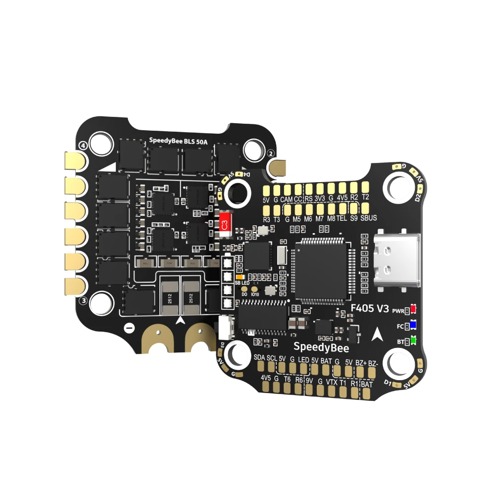 SpeedyBee 스택 F405 V3 BLS 50A FC 및 ESC, iNAV 및 BF 블랙박스 30X30 앱과 호환 가능
