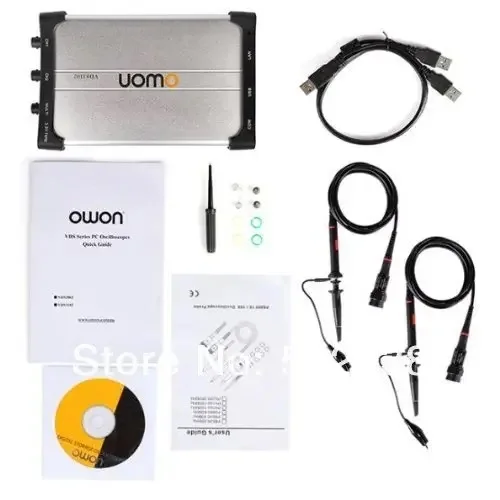 OWON VDS3102 100MHz 2+1 Channel USB PC Oscilloscope 1GS/s 10M Memory Depth FFT Trigger detail image 3