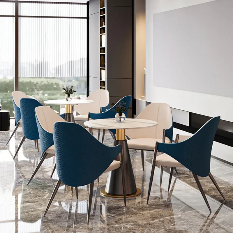 White Minimalist Coffee Table Sets Restaurant Round Marble Designer End Tables Accent Conjunto De Muebles Modern Furniture