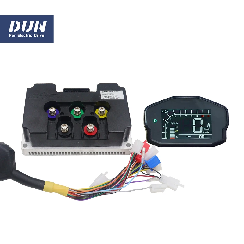 

New Fardriver ND72680 Controller DC 350A 5000W-6000W Programmable with DKD ONE-LIN Display For Electric Motorcycle