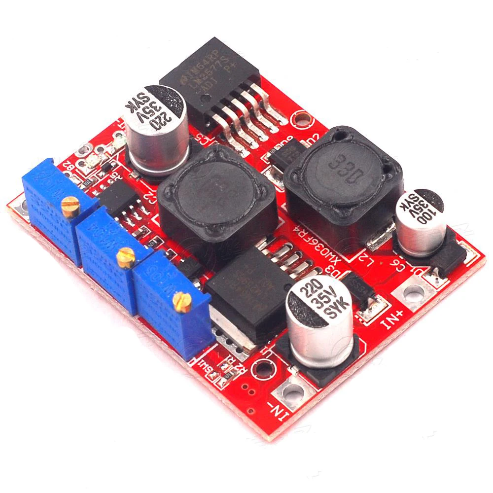 

LM2596S DC-DC LM2577S Step Up Down Boost Buck Voltage Power Converter Module Non-isolated Constant Current Board 15W 3A