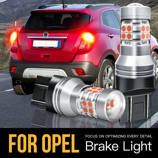 2pcs W21/5W 7443 T20 Canbus Error Free LED Brake Light Lamp Blub For Opel  Mokka X（2012-2019）