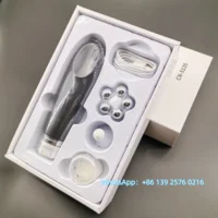 Beauté 4 en 1 dispositif de Lifting de la peau du visage brosse nettoyante électrique Silicone brosse de nettoyage du visage pour un nettoyage en profondeur 3