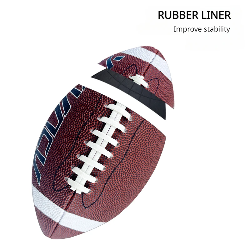 American Football Rugby Ball Standard Game Training Football Rugby Ball Accessories Adult Size9 Youth Size6 Children Size3