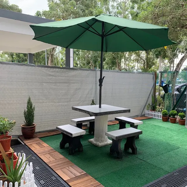 Personalizza Addensare Grigio HDPE Tenda da sole Rete Balcone Terrazza Recinzione Rete Cortile Pergole Baldacchino solare Piscina Tenda parasole 5