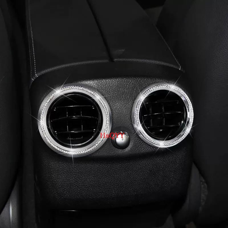 메르세데스 벤츠 C GLC 클래스 W205 X253 센터 콘솔 트림 다이아몬드 커버 크리스탈 스티커 인테리어 액세서리 수정