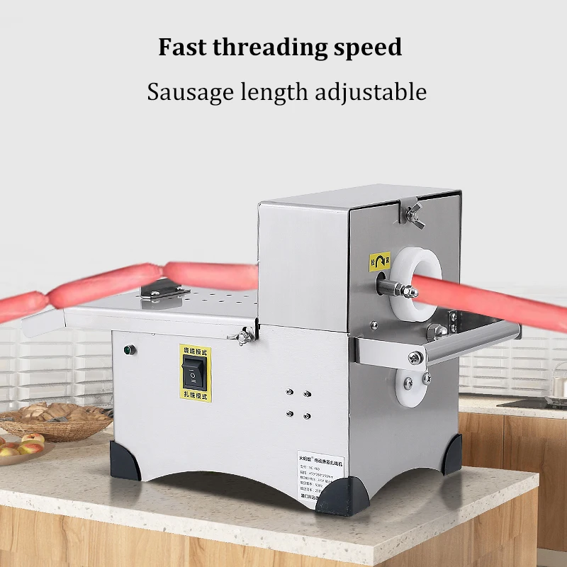 Manual/Electric Sausage Twisting Knotter Tying Machine Sausage Binding Machine Sausages Linker