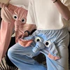 S/M/L/XL Autumn And Winter Funny And Cute Couple Pajama Pants With A Ringing Elephant Trunk 4