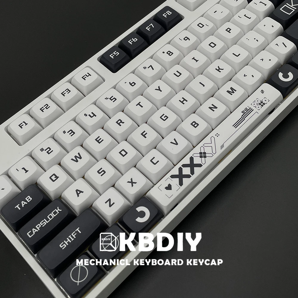 Kbdiy-pbt Keycaps Grupo Faça Você Mesmo Teclado Gaming Mecânico Personalizado Print Stream Perfil Xda mx Switch Dye-sub cs go 118 Chaves por Conjunto - Imagem 3