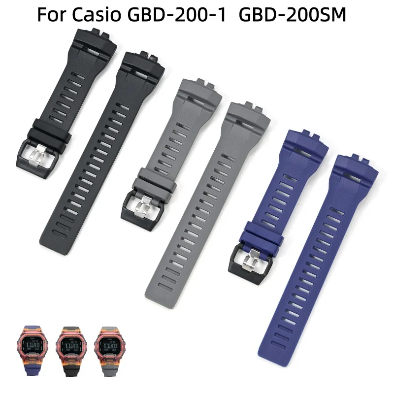 Durable Resin Sport Watch Strap - Men's Waterproof Rubber Bracelet Accessory