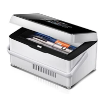 Réfrigérateur portable pour insuline 15600 mAh, rechargeable par USB, mini-glacière pour médicaments, boîte de refroidissement à température constante avec sac 5
