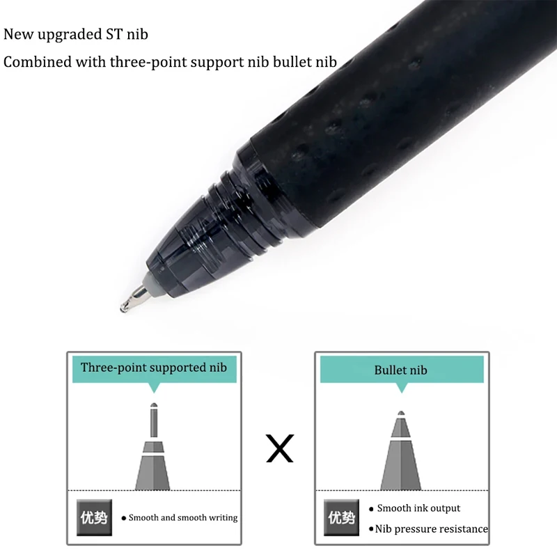 PILOT Frixion Gel Pen 0.5mm BLRT-FRP5 Push Erasable Pen Temperature Control Ink Comes School Supplies Cute Stationery 5