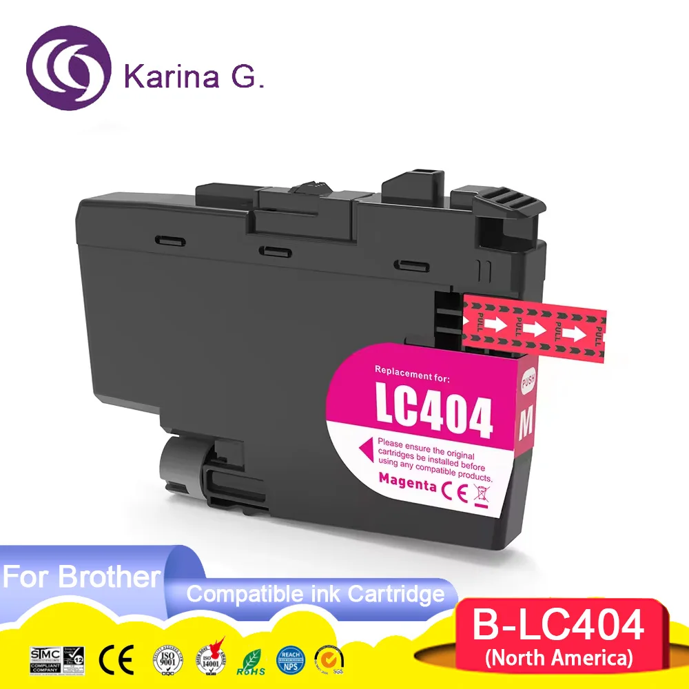 Standard capacity LC404 LC 404 Premium Compatible Ink Cartridge For MFC-J1205W,