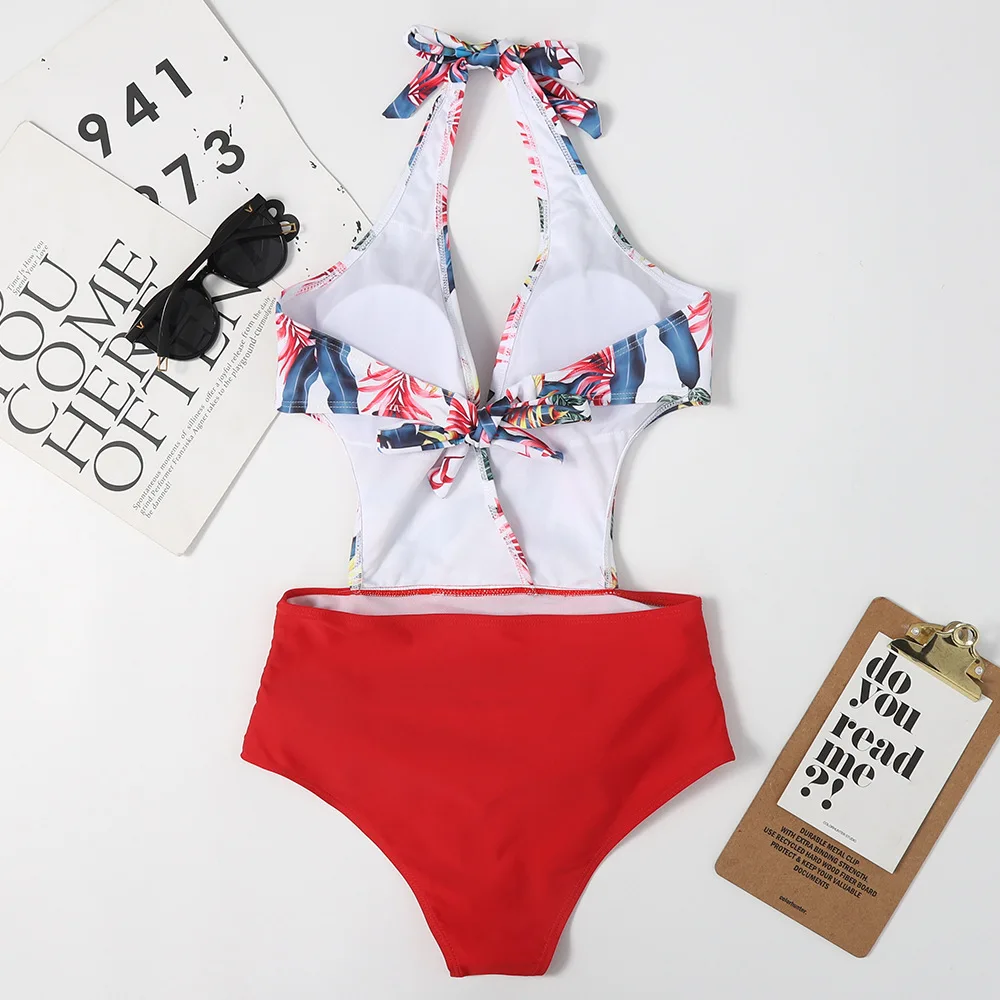 2023 Sexy One Piece Swimsuit Ruffle Swimwear Women Monokini Bodysuit Push Up Swim Suit Female Bathing Suit Summer Beach Wear