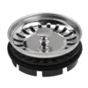Kitchen Sink Strainer Garbage Disposer Strainer Pull Water Plug Rust Resistant Food Waste Disposer Filter Grinder Shredder Parts 5