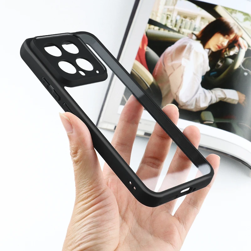 

For Xiaomi 14 Case Cover Xiaomi Mi 14 Capas Phone Back Bumper Shockproof Lens Protective Clear For Fundas Xiaomi14 Mi14 Mi 14
