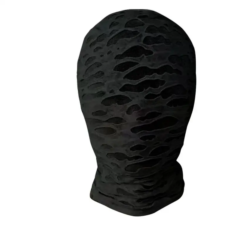 Frauen Männer Cosplay Schwarz Kein Loch Spandex Kopf Abdeckung Hut Simulieren CS Sturmhaube Kappe Sonne Uv-schutz Fahrrad Motorrad Ski Maske – Detail 14