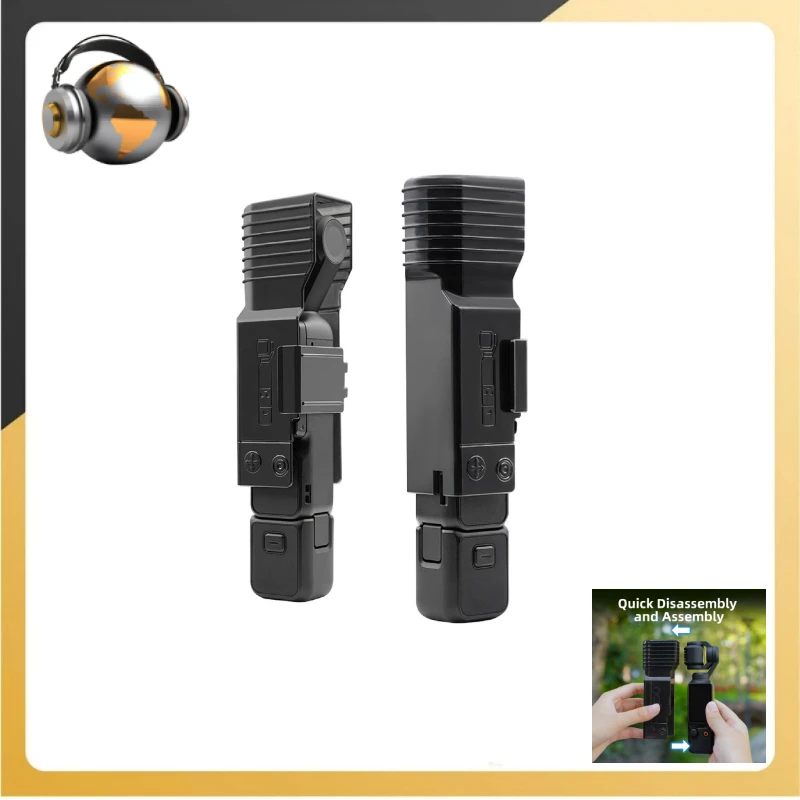 

Black Camera Protective Cover For DJI Osmo Pocket 3 Camera Anti-fall Case Screen Scratch-resistant Shell Portable Accessories