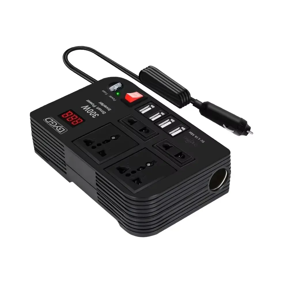 Car Inverter 300W High-power DC 12V To 220V Multi-function Home Modified Sine Wave Automotive Power Converter power inverter car converter inverter car inverter vehicle inverter car power converter
