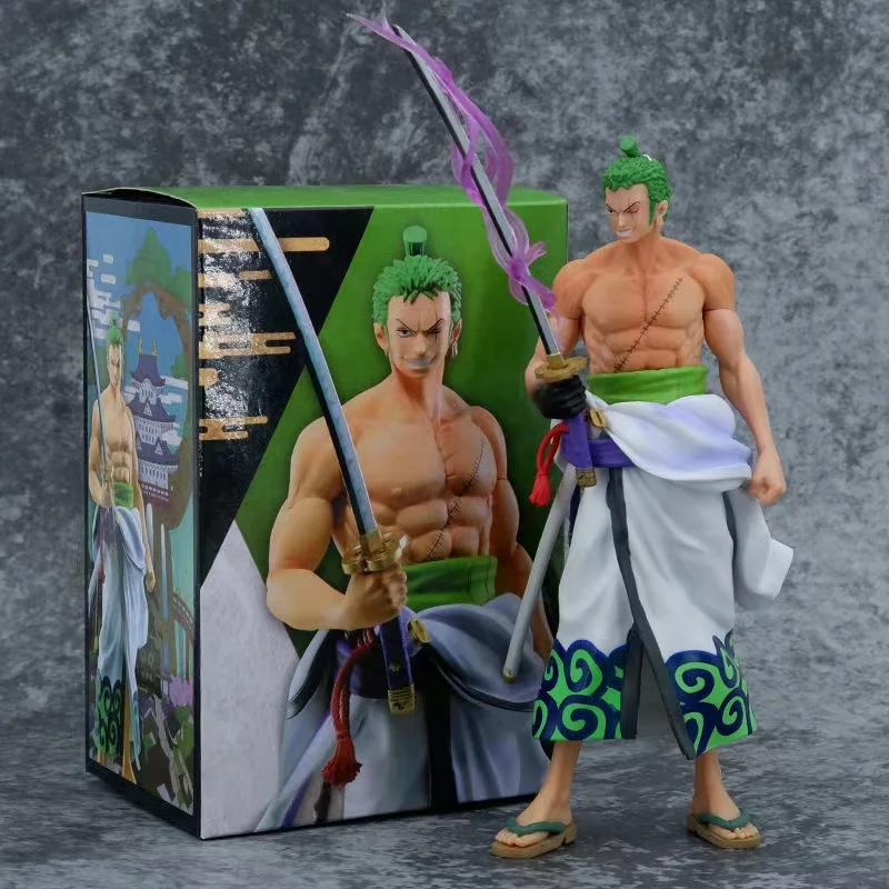 

One Piece Anime Figure Roronoa Zoro Standing Posture Action Figure Anime Figma Model Collectible Decorations PVC Toys Gifts