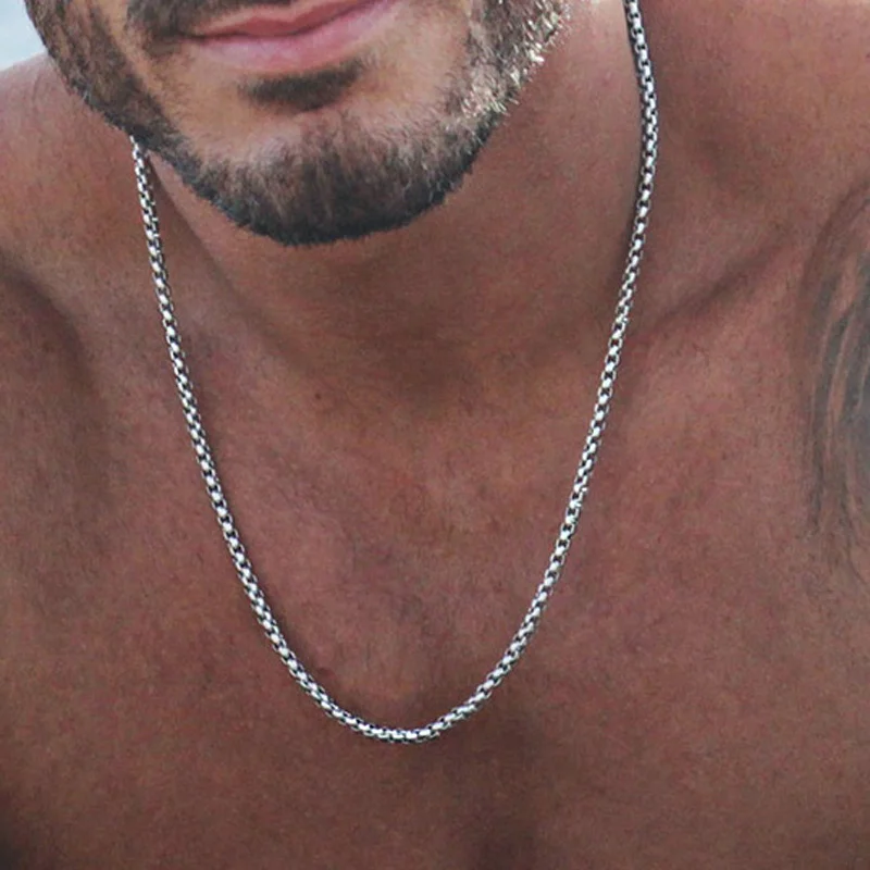 독수리 컬렉션! 강렬한 금속 독수리 남성 반지, 펑크 스타일 에나멜 동물 반지, 주얼리 핸드 액세서리, 사이즈 6-13 11 라운드 박스 체인, 스테인레스 스틸 체인, 남성 또는 여성용 체인, 유니섹스 주얼리, 18 ~ 30 인치