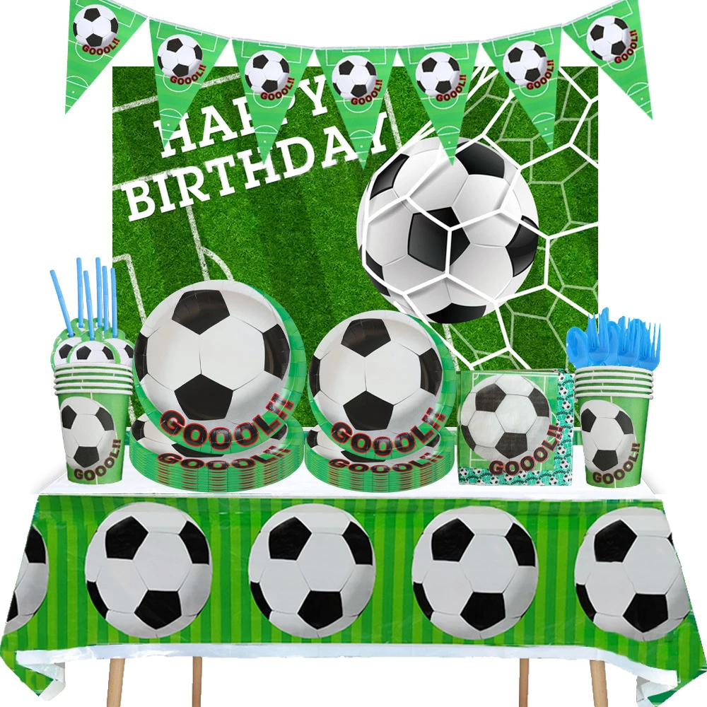 Voetbal Verjaardagsfeestje Decoraties Aanpassen Naam Helium Folie Globos Kids Digit Aantal Bal Voetbal Feestartikelen| AliExpress