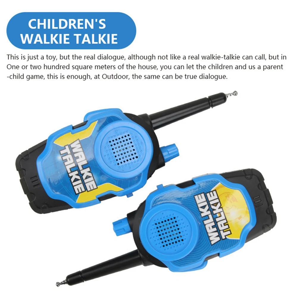 2PCS Mini Walkie Talkie Kids Wireless Call Parent Child Interaction Birthday Gift Toys for Boys Girls-Green 5