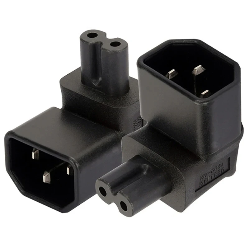 UPS 변환 커넥터, 암수 EU 미국 전원 코드 플러그 어댑터 소켓, IEC320 C5 C7 C13 C14-C5 C6 C7 C8 C15, 1 개