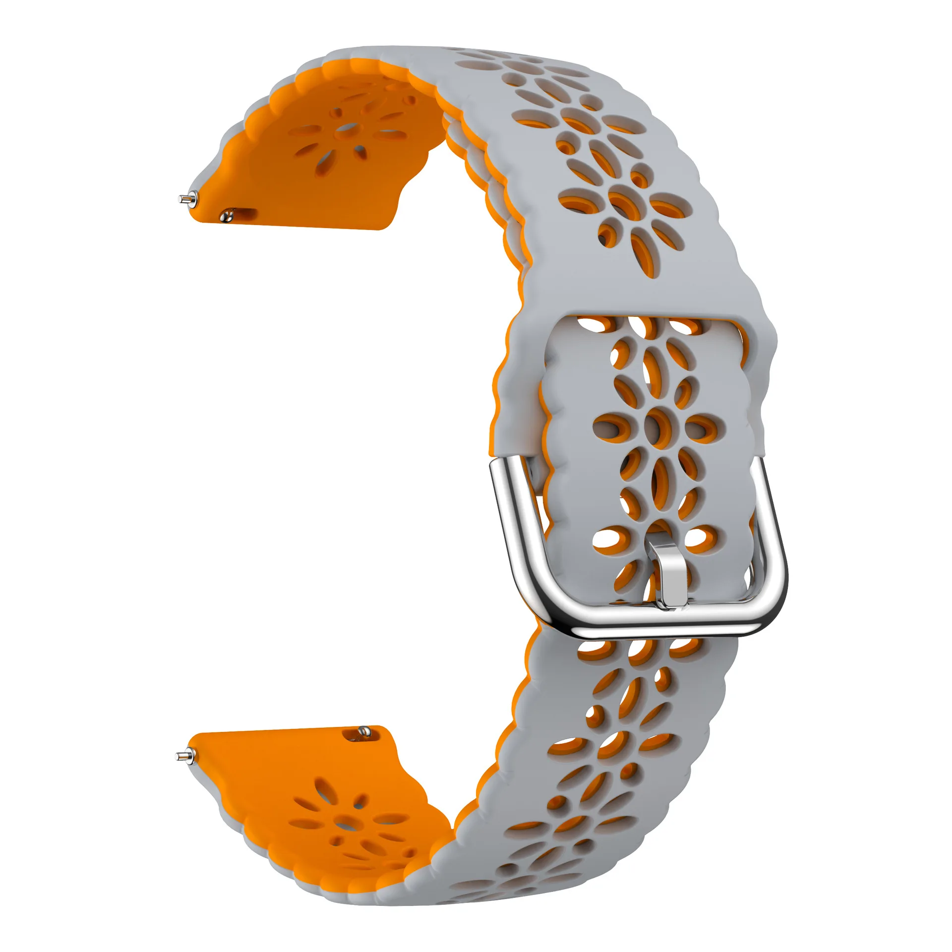Durable Silicone Watch Band - 20mm/22mm, Multiple Colors