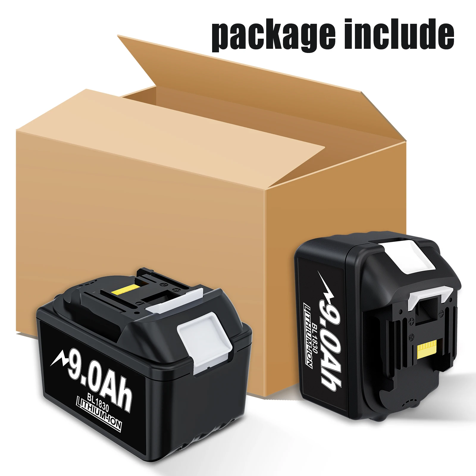 Rechargeable Lithium Battery 18V 3.0/4.0/6.0/9.0Ah For Makita BL1830-BL1840