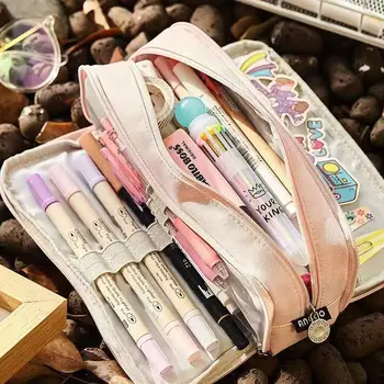Astuccio grande grande creativo astuccio carino ragazzo ragazza astucci Kawaii custodia per bambini portapenne scatola di cancelleria forniture per studenti delle scuole