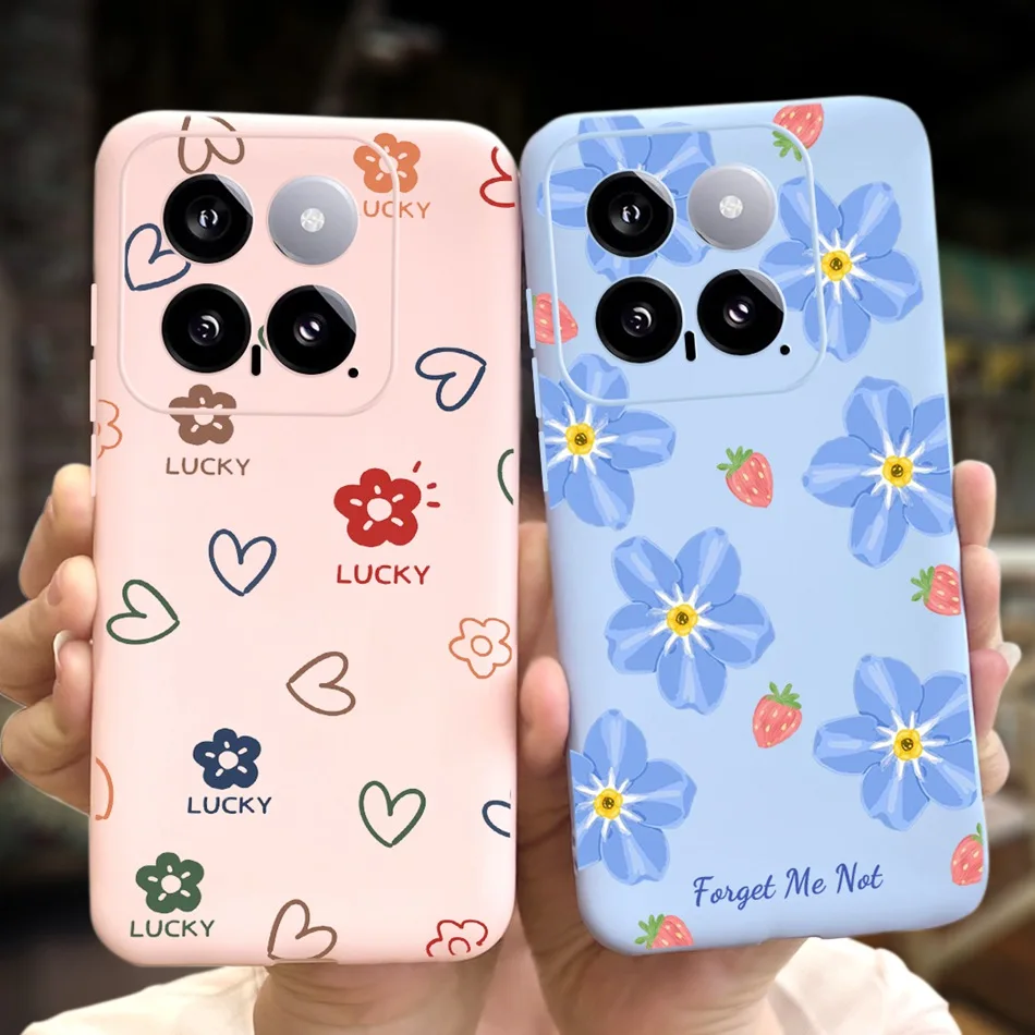 Cute Love-Heart Candy Color Soft Silicone Protective Phone Case