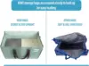 8 Pack Moving Bags, Heavy Duty, Moving Boxes Alternative, Packing Storage Supplies for Dorm Room Essentials with Zipper for Clot 4