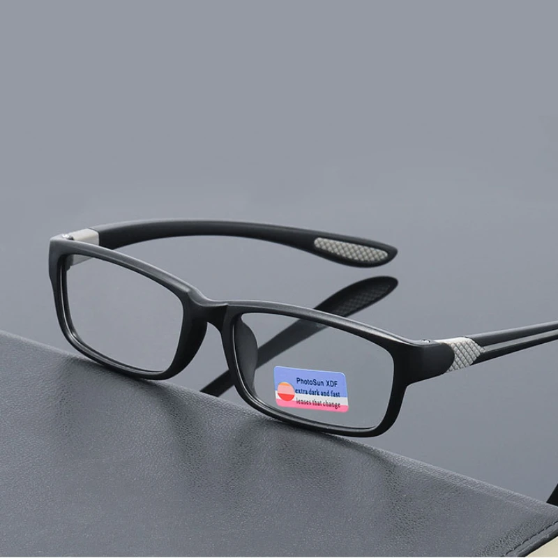 Reading Glasses Fashion TR90 Reading Glasses Unisex Blue Light Blocking Far Sight Glasses Square Frame Light Weight Presbyopia Eyeglasses