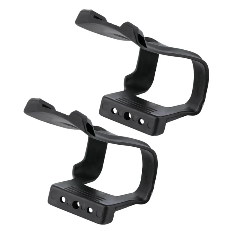 Pédales de vélo avec clip d'orteil et sangles, 1 paire de pédales de plateforme pour vélo d'appartement, vélo de spin et vélo d'extérieur