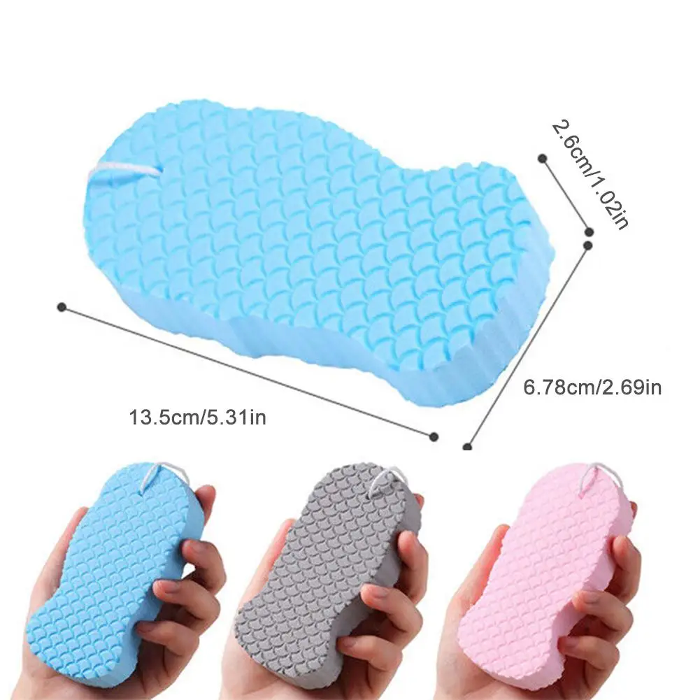 4colors Exfoliante Sponge Body Scrubber Bath Exfoliating Scrub Sponge Shower Brush Body Skin Cleaner Dead Skin Remover Sponge 2