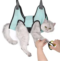 TONG New Pet Cat Grooming Hammock Helper Cat Dog Hammock Dogs Repairing Nails In Beauty Hammock Restraint Bag Pet Accessories 1