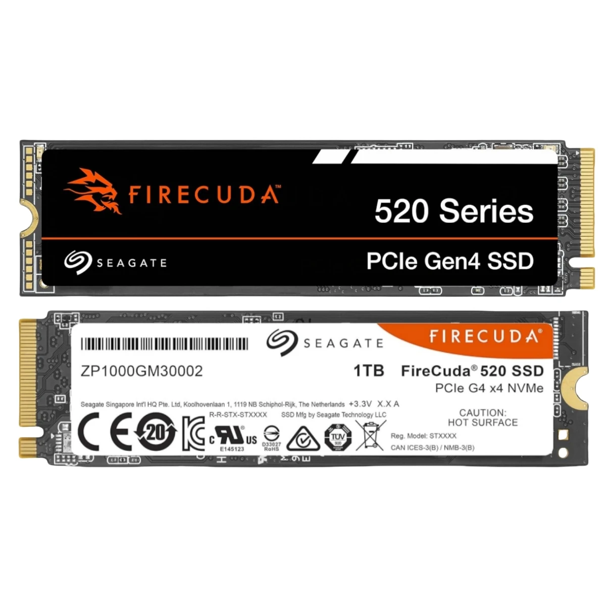 Seagate Firecuda 520 1TB 2TB Performance Internal Solid