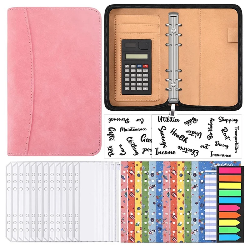 

A6 Budget Planner With Calculator Zip Budget Binder Budget Planner Made With Envelopes For Money Saving Budget