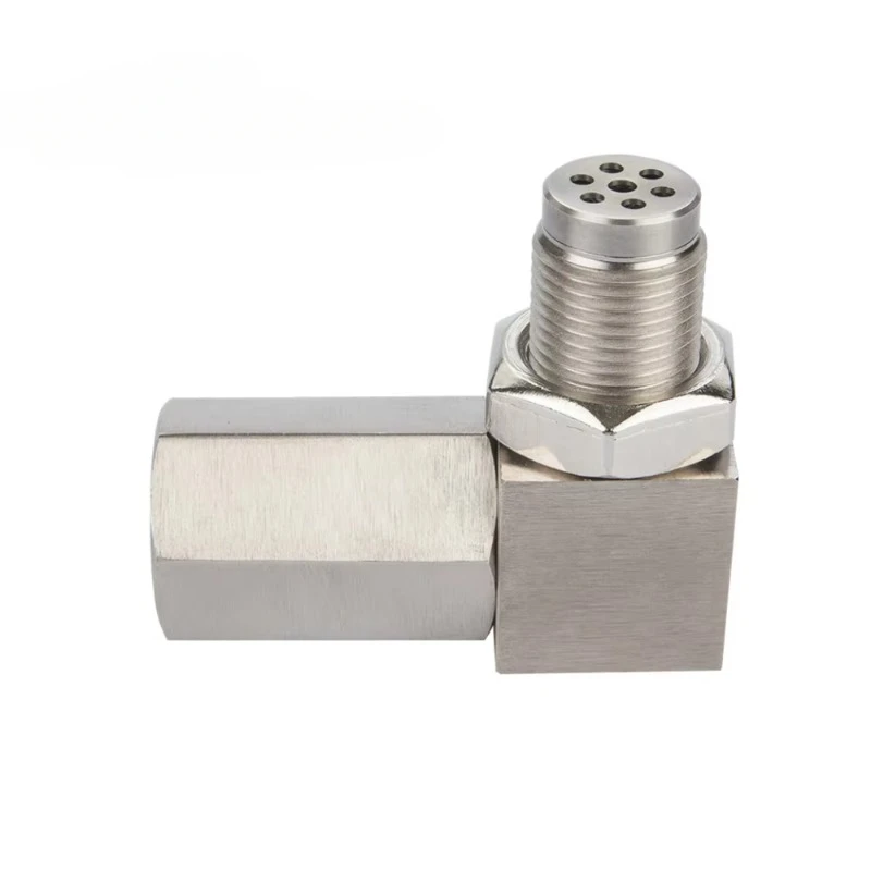 O2 Sensor M18*1.5 Universal 90 Degree Mini Catalyst O2 Sensor Oxygene Sensor With Mini Catalytic Converter
