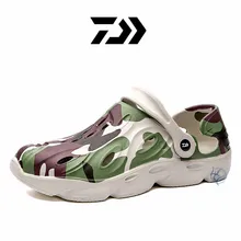 

2022 New Daiwa Fishing Sandals Outdoor High Quality Ripped Shoes Beach Sandals EVA Summer Garden Shoes Men Ladies Beach Slippers