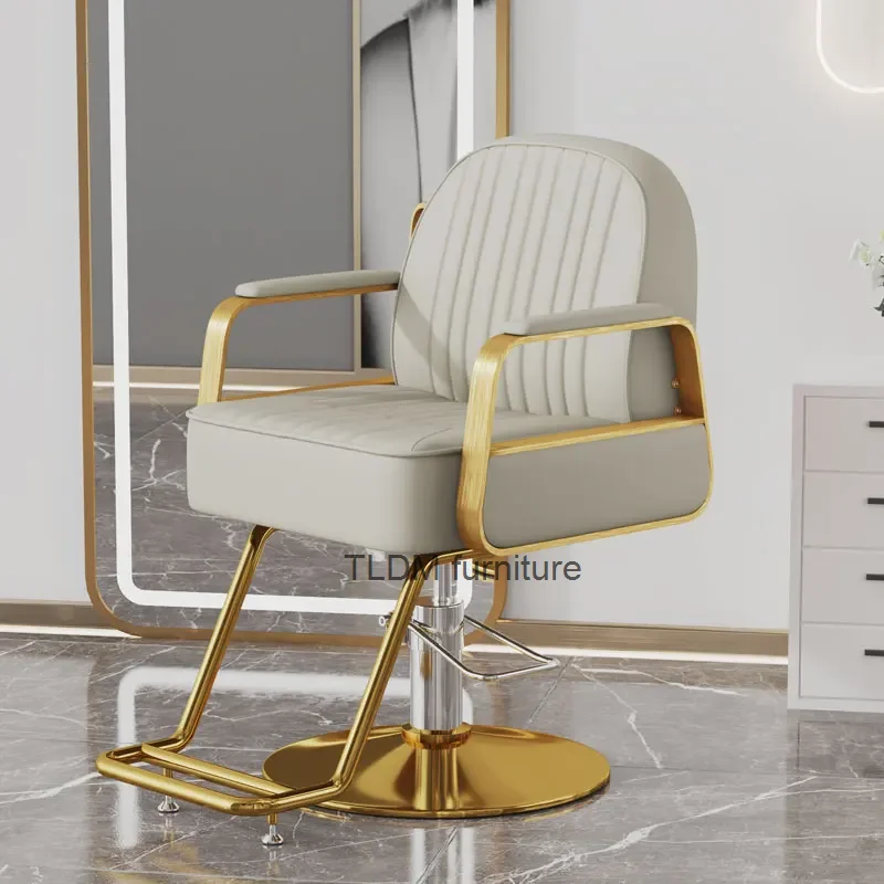 

Cosmetic Salon Barber Chairs Vanity Aesthetic Stylist Swivel Barber Chairs Rolling Facial Silla De Barbero Modern Furniture