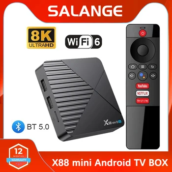 ATV X88 미니 13 TV, 안드로이드 13 스마트 TV 박스, 8K, RK3528, WiFi6, 블루투스 5.0, 음성 리모컨, 유튜브, 넷플릭스 셋톱 박스