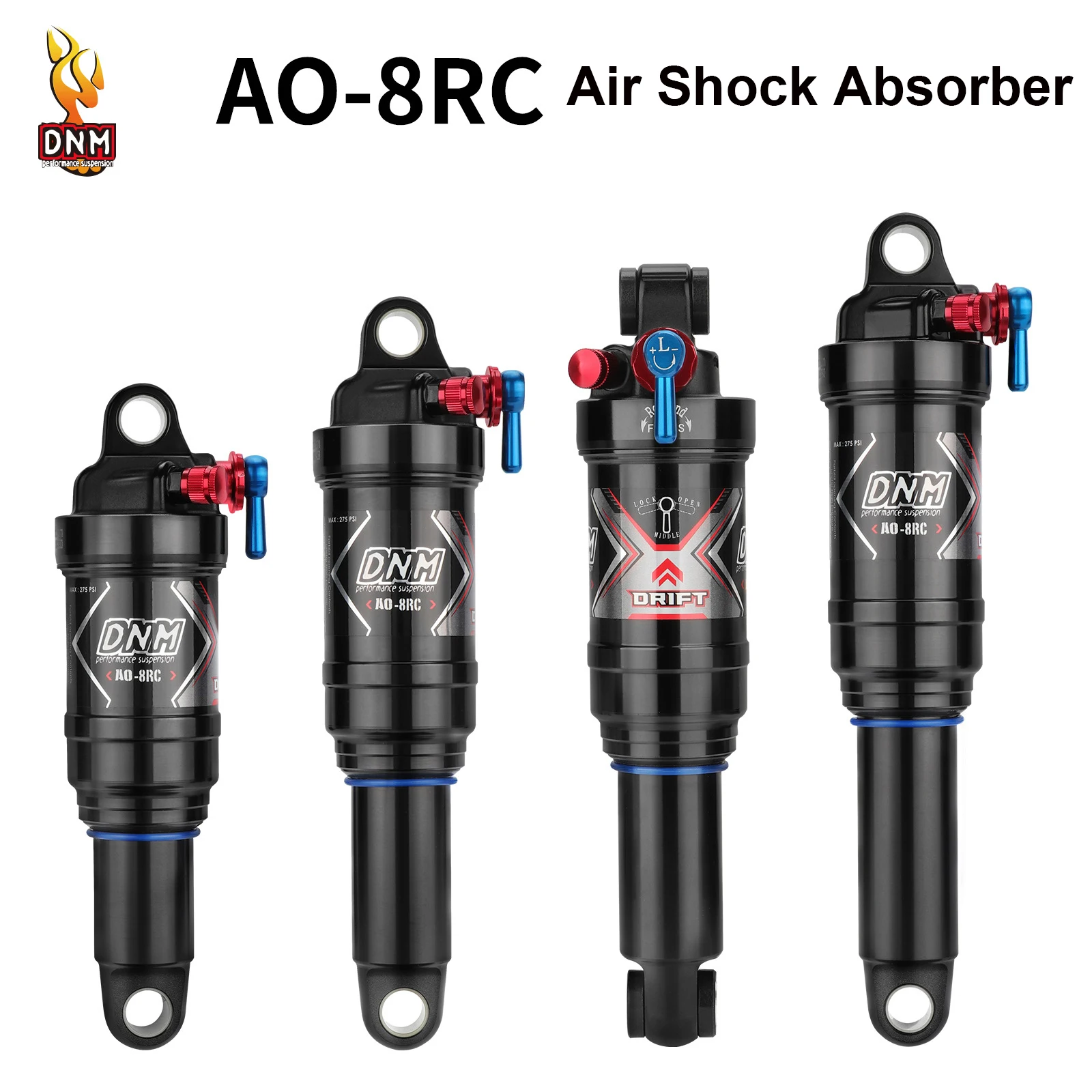 

DNM AO-8RC Bicycle Air Shock Absorber 165/190/200/210mm Soft Tail Mountain Bike XC/MTB Rear Shock Absorbers Bike accessories