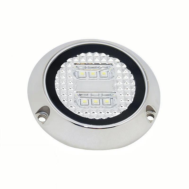 빠른 배송 18W 30W RGB RGBW IP68 야간 녹색 해양 수영장 선박 잠수함 후면 바닥 트랜섬 수중 요트 LED 보트 조명