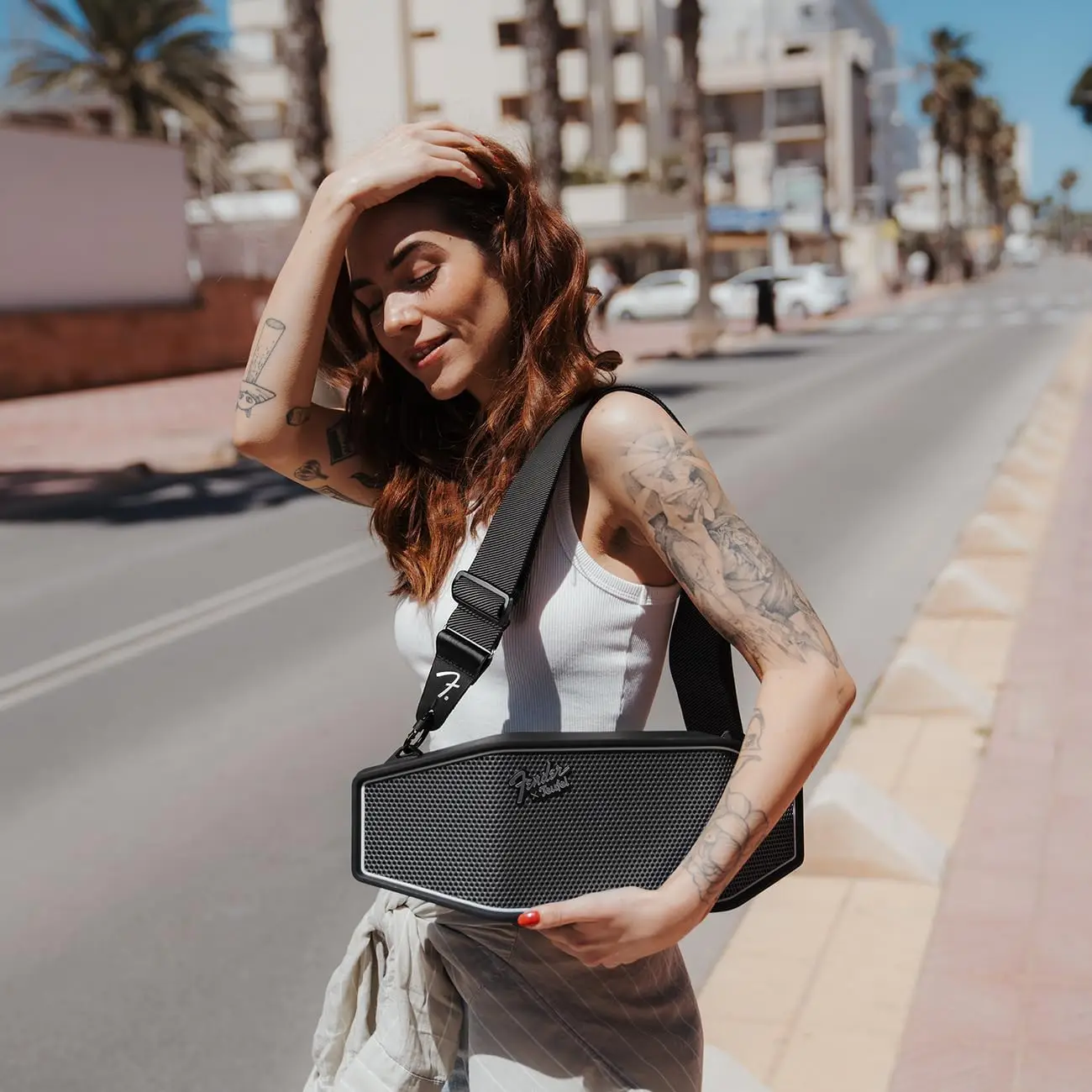 NEW-Portable Wireless Bluetooth Speaker – Rugged, Waterproof, 16 Hours of Battery, Powerful Stereo Sound, Subwoofer, Built-in